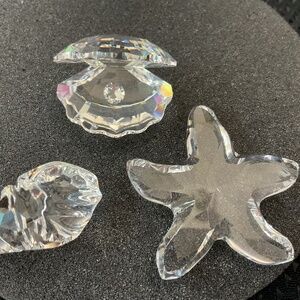 Swarovski 3-piece South Seas Crystal Shells & Starfish